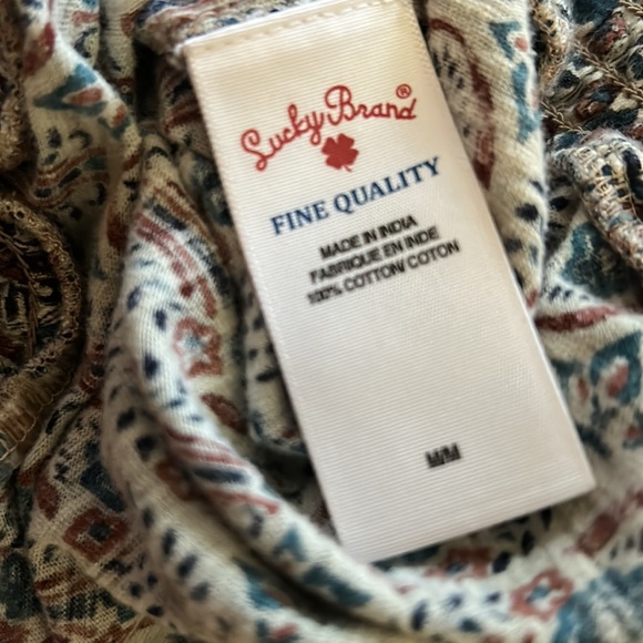 LUCKY🍀BRAND 3/4 Sleeved TOP! Great for ANYTIME of year!🌻Women’s MEDIUM - Picture 8 of 11